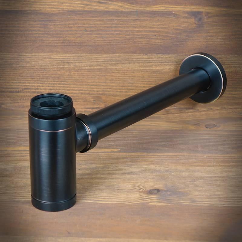 Decorative Black Basin Trap Oldstyl.eu